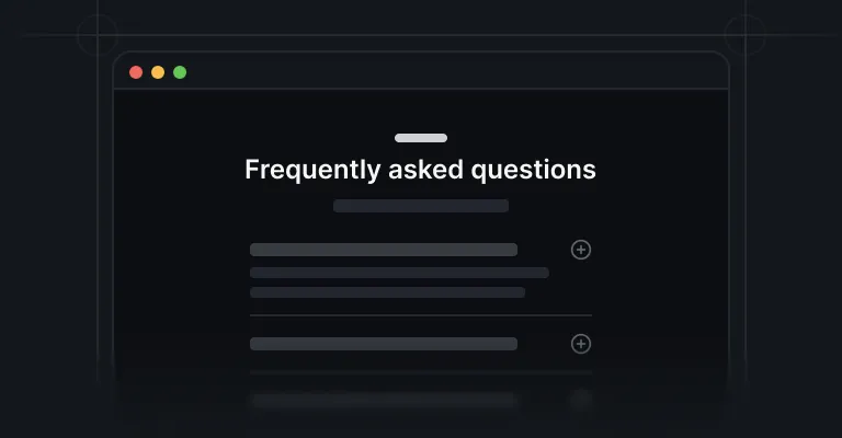 FAQ pages